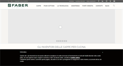 Desktop Screenshot of faberspa.com
