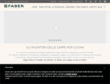 Tablet Screenshot of faberspa.com